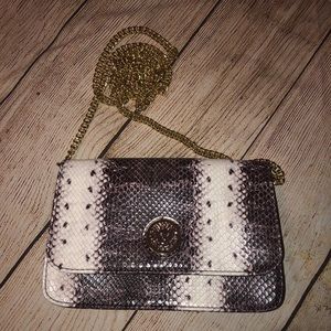 Anne Klein snakeskin crossbody bag
